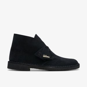 MENS Desert Boot Black Suede Desert Boots