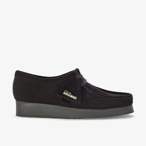 Women's Wallabee™ Black Suede Shoes