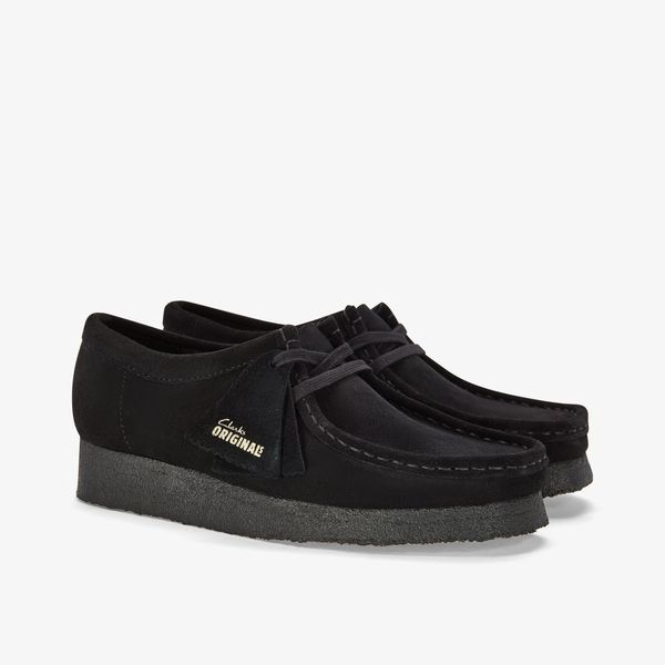 Women's Wallabee™ Black Suede Shoes - Image 4
