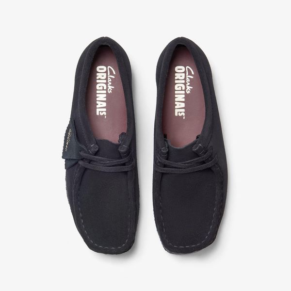 Women's Wallabee™ Black Suede Shoes - Image 6