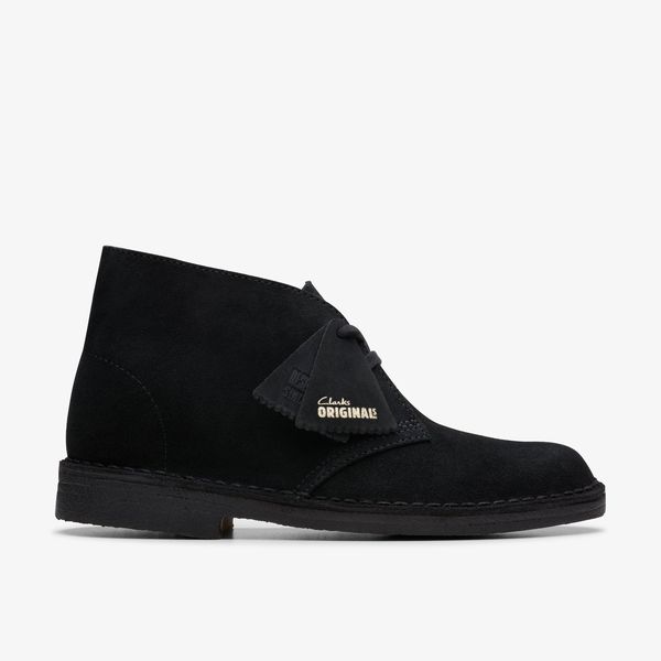WOMENS Desert Boot Black Suede Desert Boots