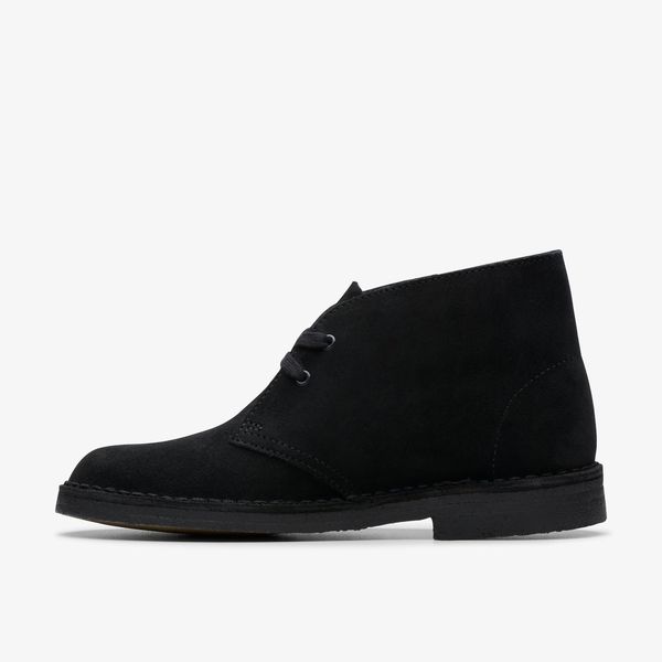 WOMENS Desert Boot Black Suede Desert Boots - Image 2