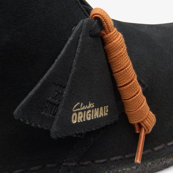 WOMENS Desert Boot Black Suede Desert Boots - Image 7