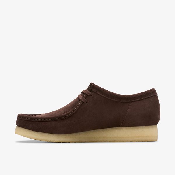 Men's Wallabee™ Dark Brown Suede Shoes - Image 2