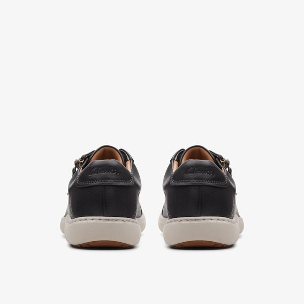 Women's Nalle Lace Black Leather Sneakers - Image 5