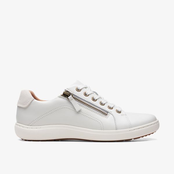 Women's Nalle Lace White Leather Sneakers