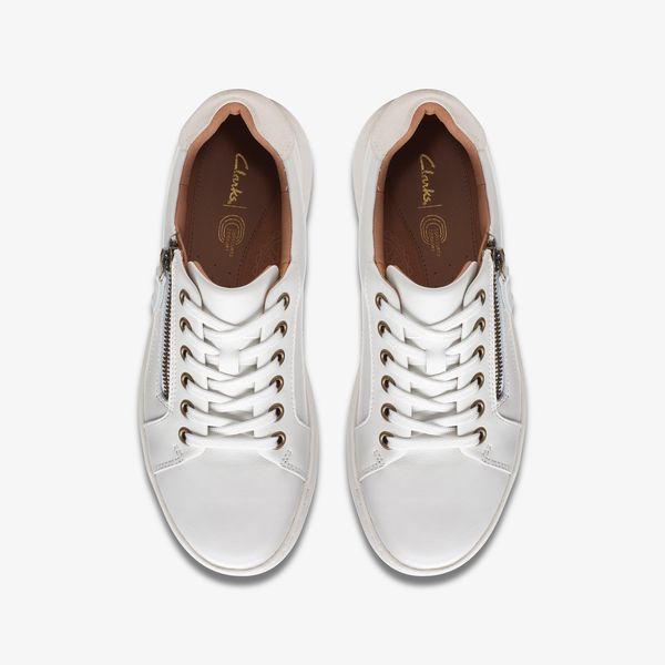 Women's Nalle Lace White Leather Sneakers - Image 6