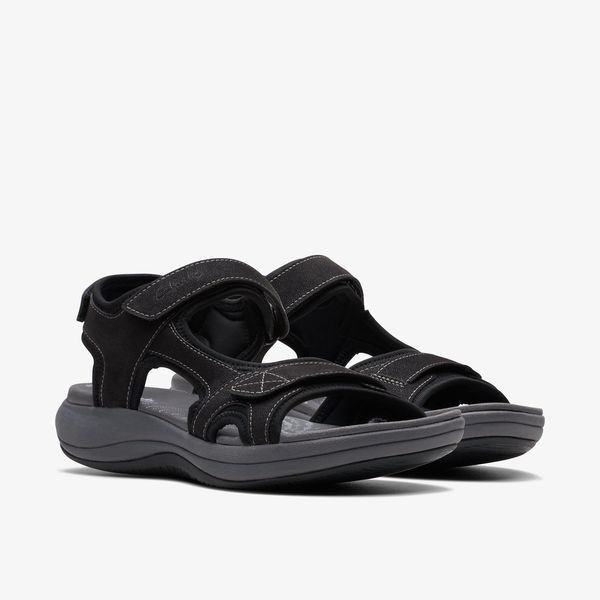 Women's Mira Bay Black Strappy Cloudsteppers™ Sandals - Image 4