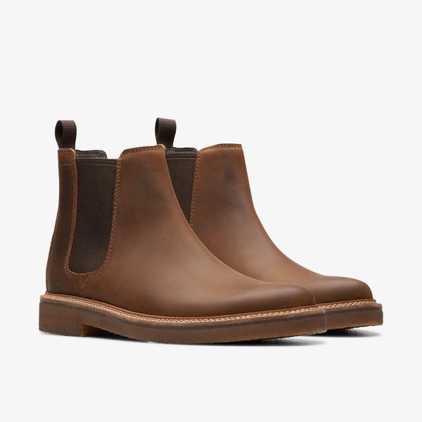 Men's Clarkdale Easy Beeswax Leather Chelsea Boots - Image 4