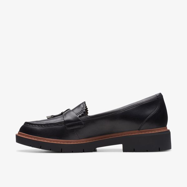 Women's Westlynn Bella Black Leather Loafers - Image 2