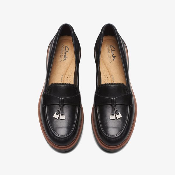 Women's Westlynn Bella Black Leather Loafers - Image 6
