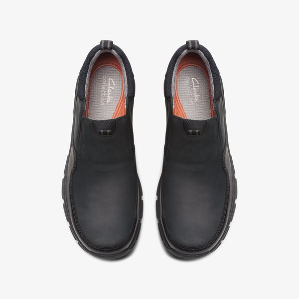 Men's Walpath Step Black Leather Loafers - Image 6