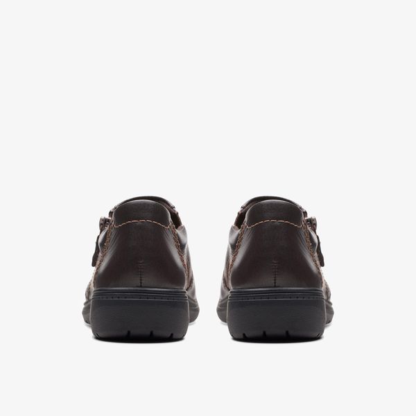 Women's Carleigh Ray Dark Brown Leather Slip Ons - Image 5