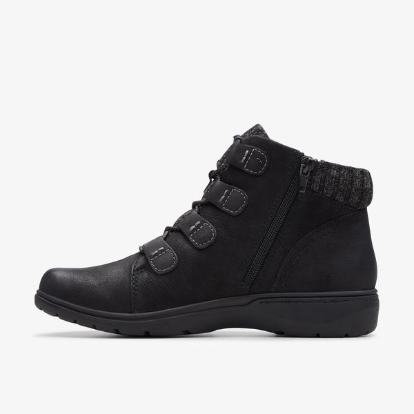 Womens Carleigh Jade Black Nubuck - Image 2