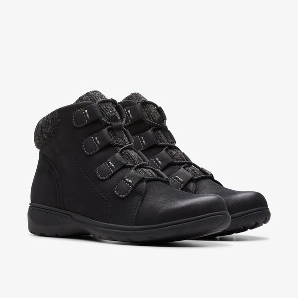 Womens Carleigh Jade Black Nubuck - Image 4