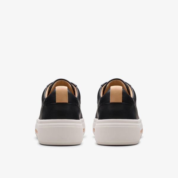 Women's Hollyhock Walk Black Leather Sneakers - Image 5