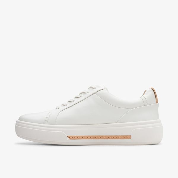Women's Hollyhock Walk Off White Leather Sneakers - Image 2