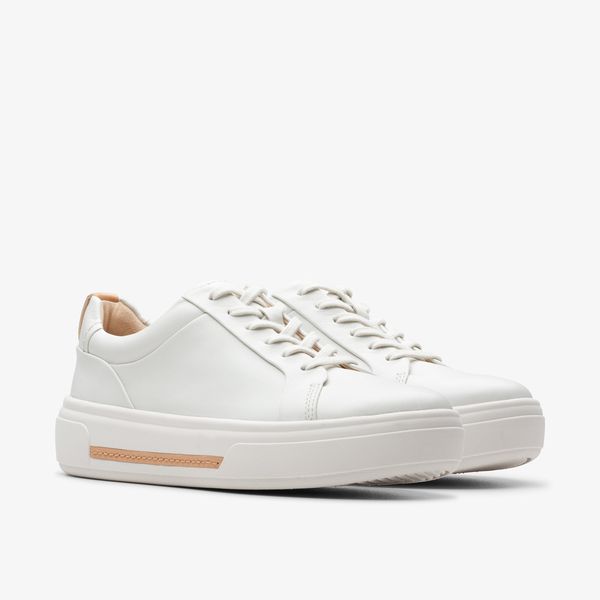 Women's Hollyhock Walk Off White Leather Sneakers - Image 4