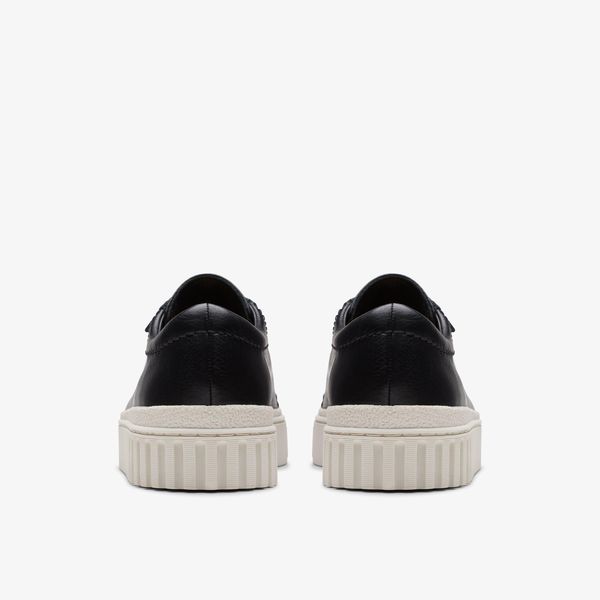 Women's Mayhill Walk Black Leather Sneakers - Image 7