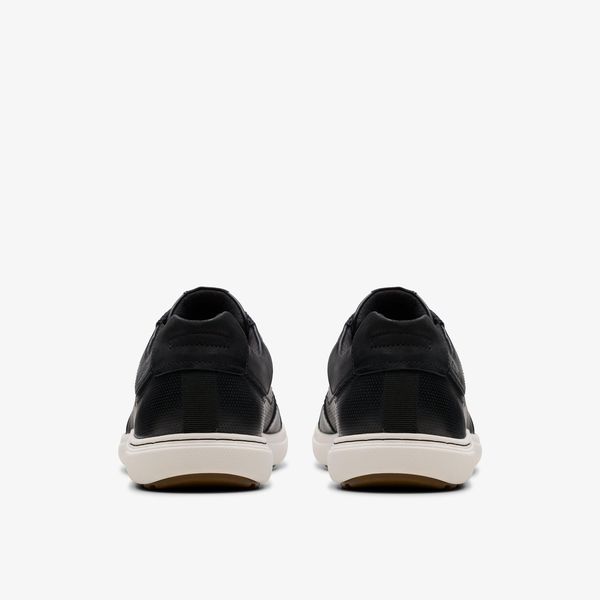 Men's Mapstone Lace Black Leather Sneakers - Image 5