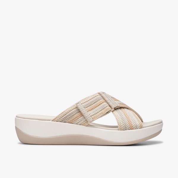 Women's Arla Wave Beige Combi Cloudsteppers™ Sandals| Clarks