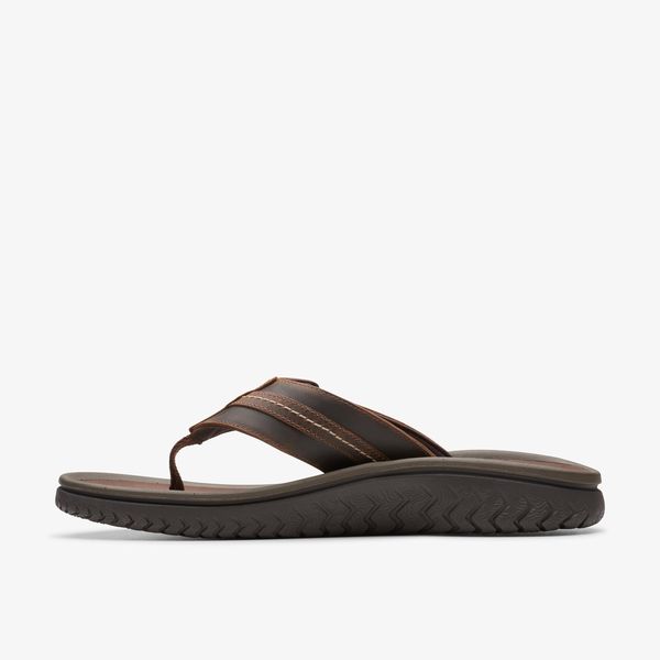 Mens Wesley Sun Beeswax Leather Flip Flop Sandals - Image 2