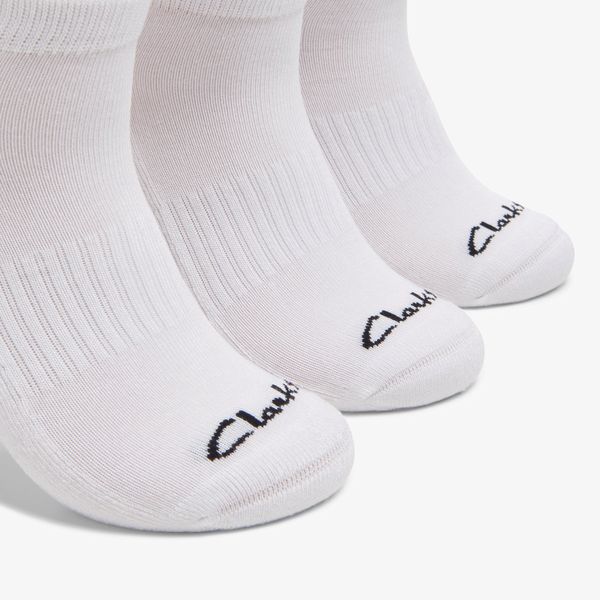 MENS 3 Pack Athletic White Socks - Image 3