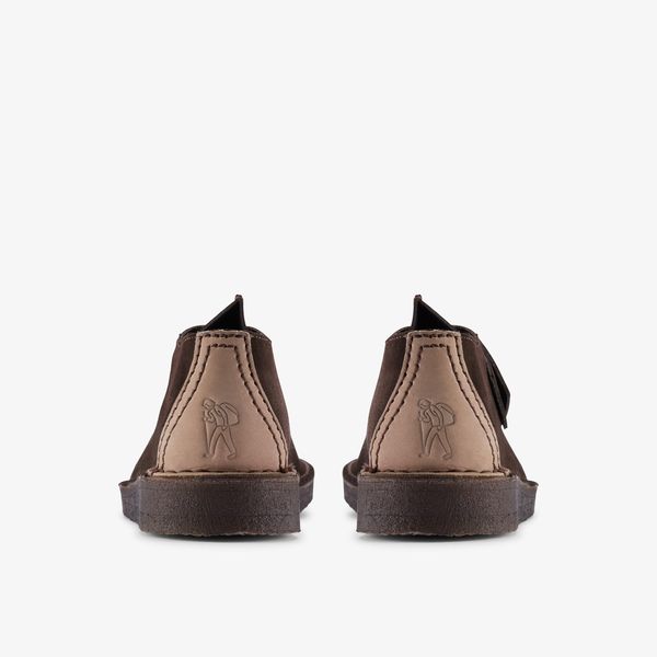 Mens Desert Trek Dark Brown Shoes - Image 5
