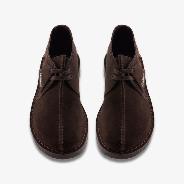 Mens Desert Trek Dark Brown Shoes - Image 6