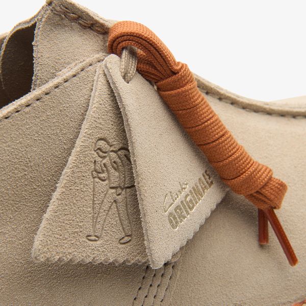 Mens Desert Trek Sand Suede Shoes - Image 7