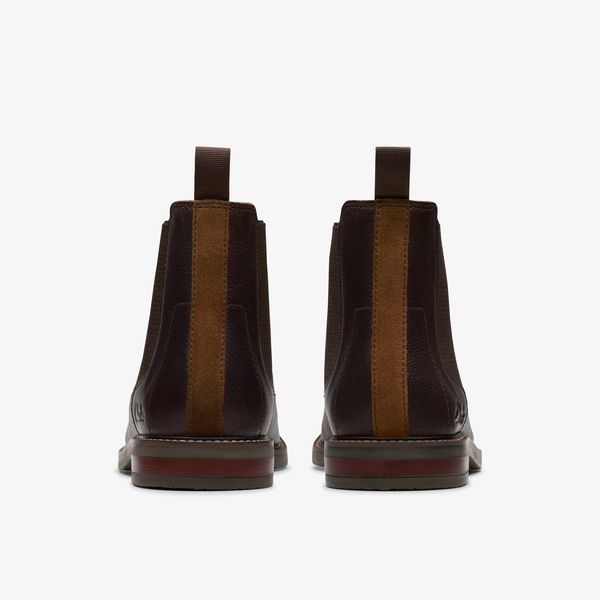 Men's Jaxen Easy Brown Tumbled Chelsea Boots - Image 5