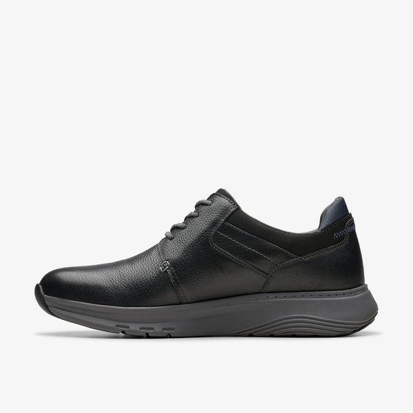 Men's Motion Trek PT Black Leather Sneaker - Image 2