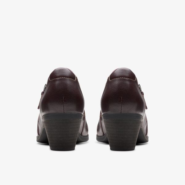 Women's Emily 2 Braley Dark Brown Leather Shoes - Image 5