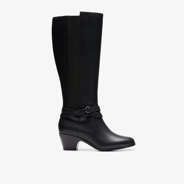 Women's Emily 2 Dream Black Leather Knee High Boots