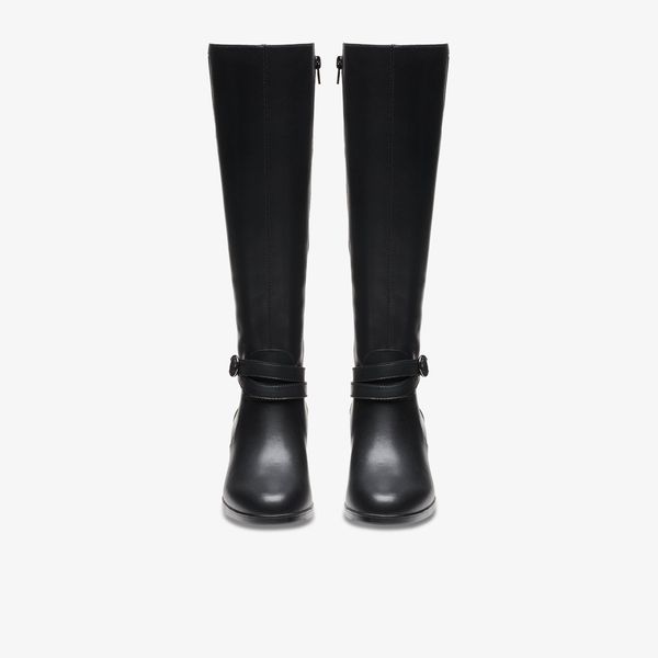 Women's Emily 2 Dream Black Leather Knee High Boots - Image 6