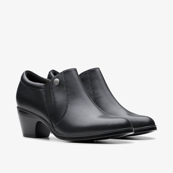 Women's Emily 2 Reyna Black Leather Shoes - Image 4