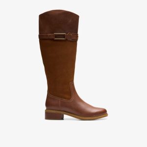 Women's  Maye Carly Tan Knee High Boots