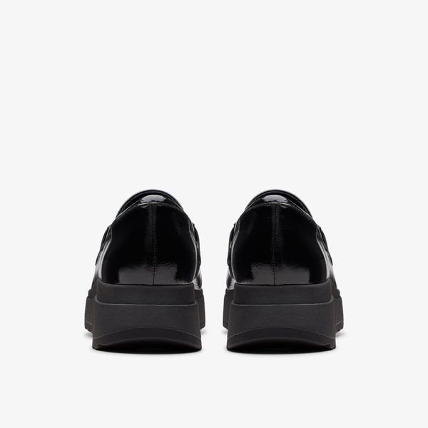Womens Loriini Izzy Black Patent Loafers - Image 5