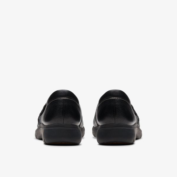Women's Certina Ease Black Leather Slip Ons - Image 5