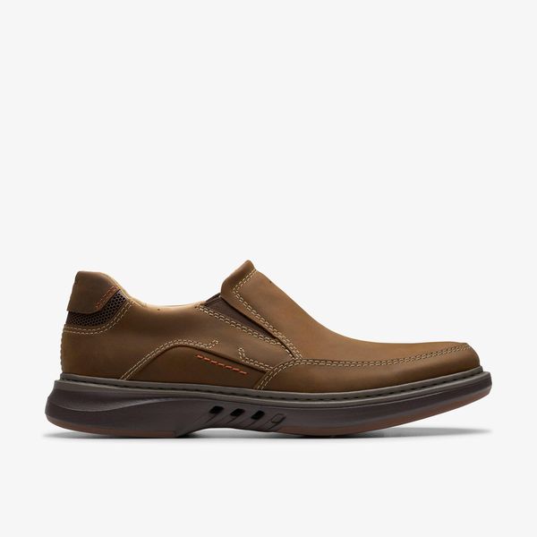 Mens Un Briley Step Beeswax Leather Loafer Shoes| Clarks