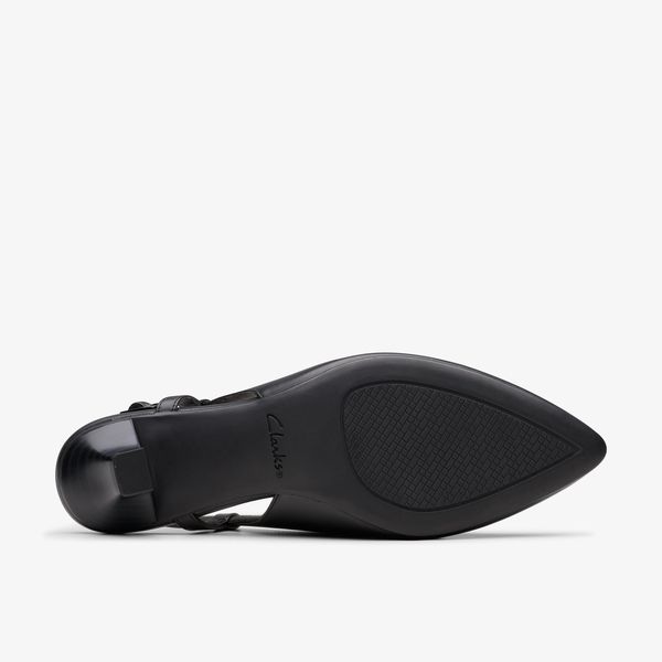 Women's Kepley Lane Black Leather Heels - Image 3