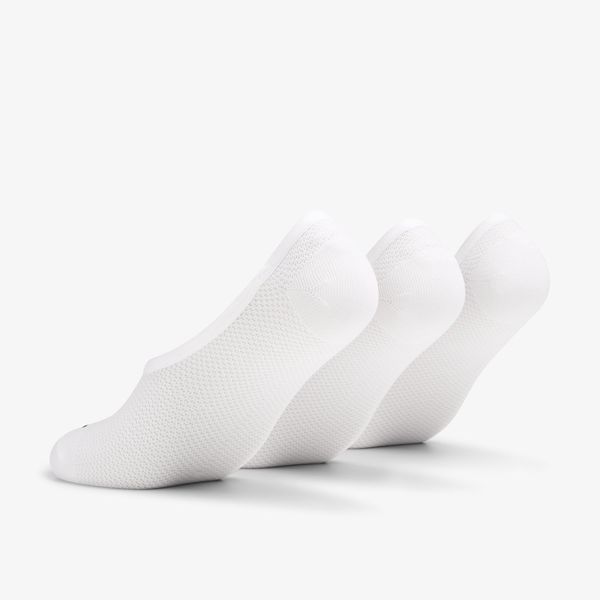 Mens 3 Pack Liner White Socks - Image 2