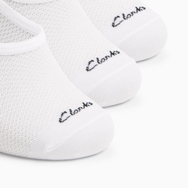 Mens 3 Pack Liner White Socks - Image 3