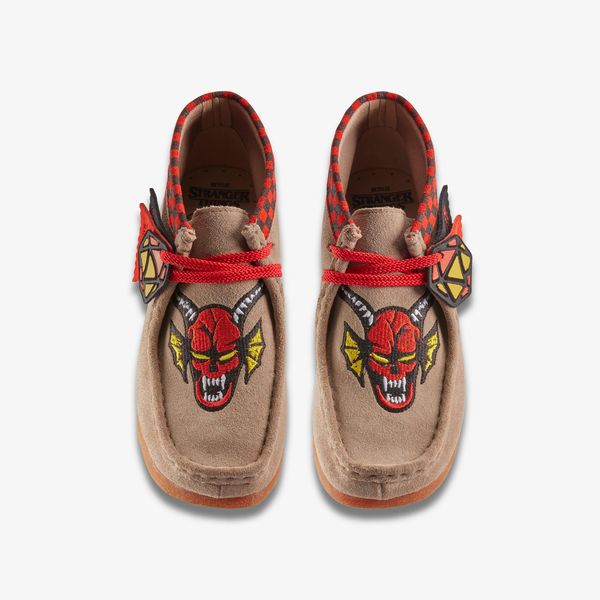 Kids Stranger Things Wallabee™ Kids Sand Interest Shoes| Clarks - Image 6