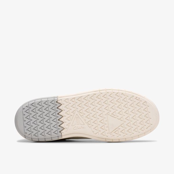 Mens Courtlite2 Run White Leather Sneakers - Image 3