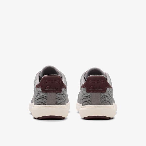 Men's Mapstone Lace Grey Knit Sneakers - Image 5