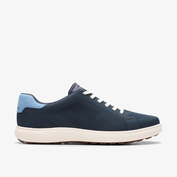 Men's Mapstone Lace Navy Knit Sneakers