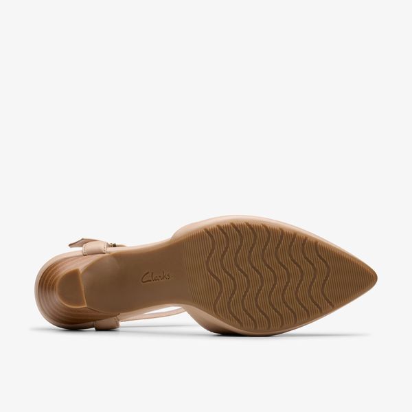 Women's Kataleyna Cora Beige Leather Heels - Image 3