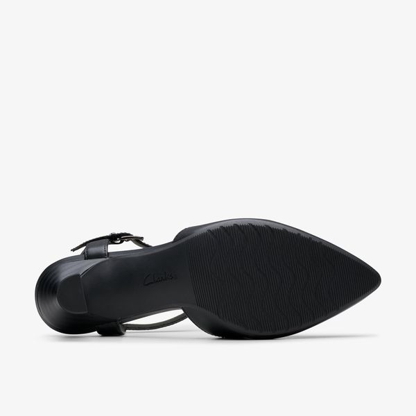 Women's Kataleyna Cora Black Leather Heels - Image 3