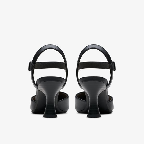 Women's Kataleyna Cora Black Leather Heels - Image 5